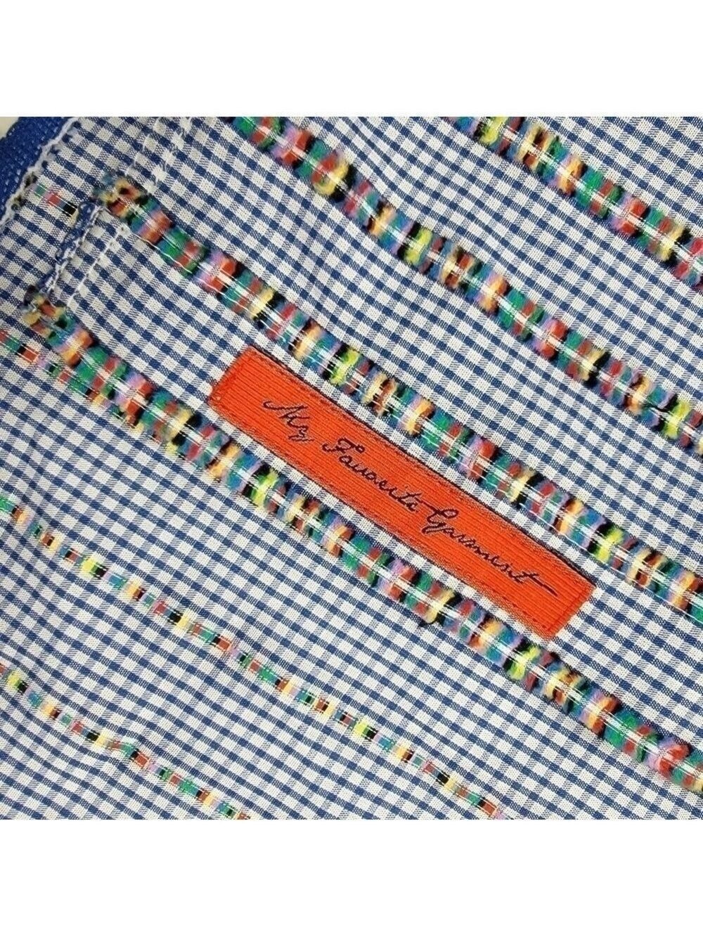 NWT Luchiano Visconti Black Mens S Striped Rainbow Button Up Shirt Long Sleeve - Picture 8 of 12